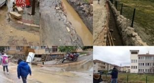 Gediz AŞ’nin yürüttüğü çalışma yarım kaldı... Öğrenciler ve veliler zor durumda