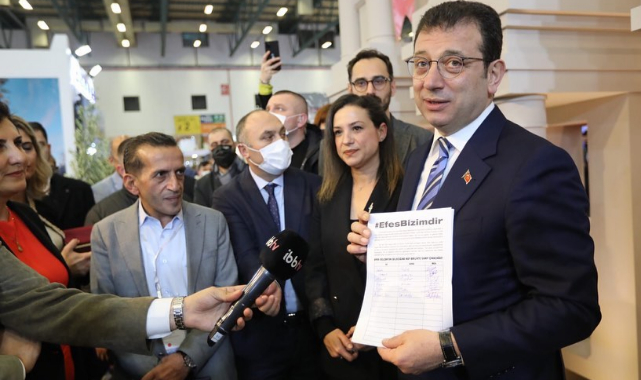 İmamoğlu’ndan “Efes Bizimdir” kampanyasına destek