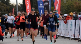 İzmir’in ilk duatlonu nefes kesti