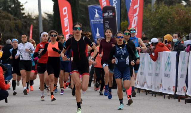 İzmir’in ilk duatlonu nefes kesti