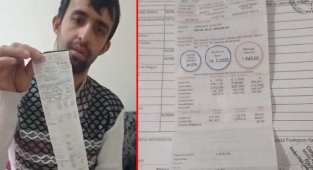 Maaşı elektrik faturasını ödemeye yetmedi