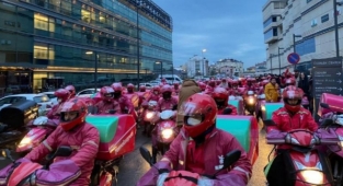 Yemeksepeti kuryelerinin eylemleri 10. gününde