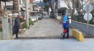 Menderes Belediyesi’nden ilaçlama seferberliği