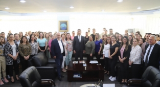 Başkan Kayalar personeliyle bayramlaştı