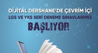 Buca’nın Dijital Dershanesi’nde çevrim içi sınav dönemi