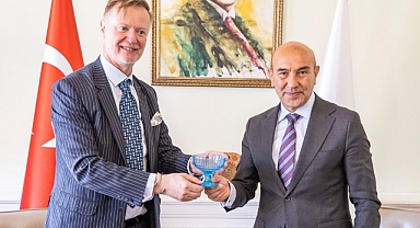 Başkan Soyer Finlandiya heyetini ağırladı 