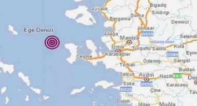 Çeşme açıklarında 4,4 büyüklüğünde deprem