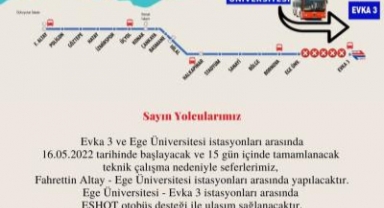 İzmir Metro'dan uyarı!