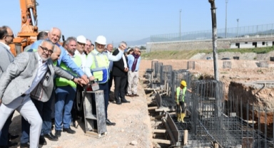 Naldöken Pazar Yeri’nde ilk beton