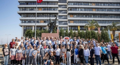  Şehit Gazeteci Hasan Tahsin 'İlk Kurşun Anıtı' önünde anıldı 