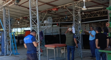 Bergama’da kurban kesim yerlerine denetim