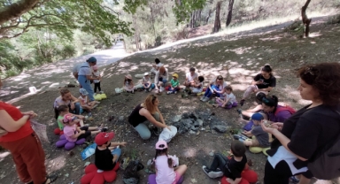 Bornovalı minikler doğayı tanıyor