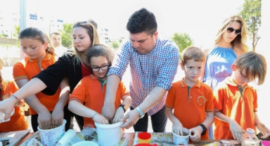 Bucalı minikler tohumla buluştu