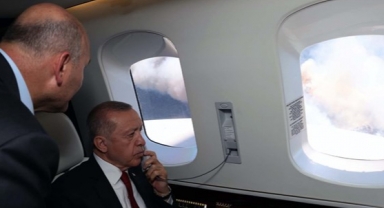 Cumhurbaşkanı Erdoğan'dan uçakta yangın değerlendirmesi! 