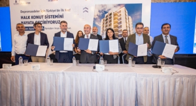“Halk Konut” projesinde imzalar atıldı: Türkiye'ye umut! 