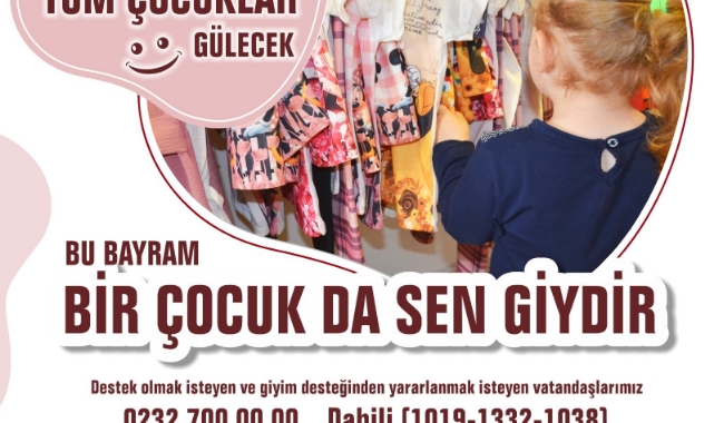 Menderes’te Bayramda tüm çocuklar gülecek
