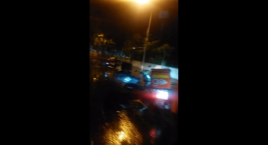 Yağmur, kuryelere bela oldu: 5 kurye kaza yaptı!