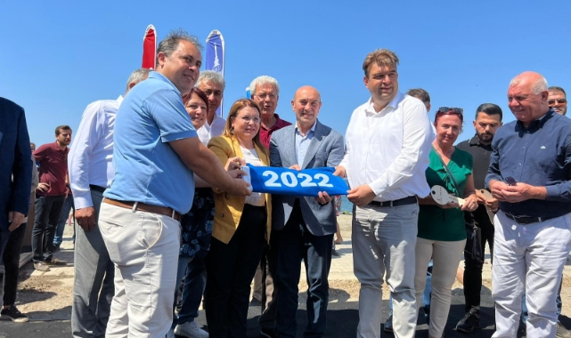 Akarca artık hem mavi bayraklı hem de engelsiz plajı!