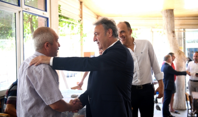 Başkan İduğ’dan sokak sokak ziyaret