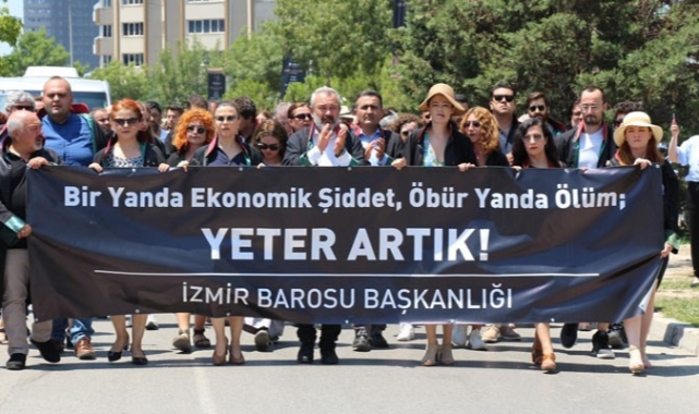 İzmirli avukatlar Bakırtaş için sokakta: Savunma susmadı, susmayacak!