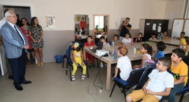 Karabağlar'da çocukların Yaz Okulu keyfi