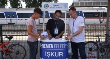 Menemen İş-Kur Hizmet Noktası Vatandaşın Ayağına Gidiyor