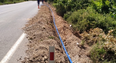 Urla Bademler'in su sıkıntısına son!