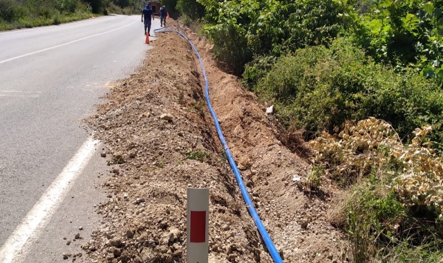 Urla Bademler'in su sıkıntısına son!