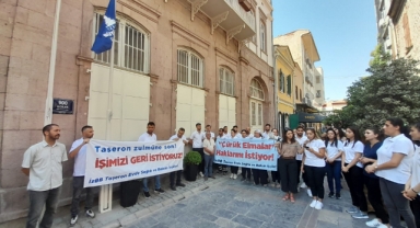 'Whatsapp' mesajıyla işten çıkarılan işçilerin direnişi sürüyor