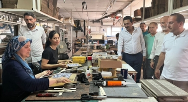 AK Partili Kırkpınar'dan sanayi kuruluşlarına ziyaret