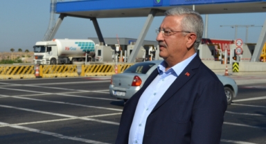 AK Partili Nasır, Menemen-Aliağa-Çandarlı Otoyolu'ndan seslendi