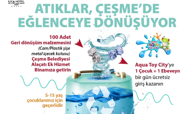 Atıklar Çeşme'de eğlenceye dönüşüyor