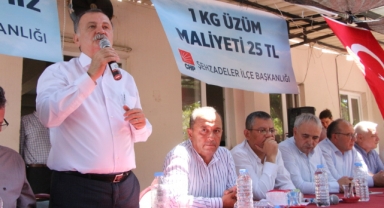 CHP Manisa İl Başkanı Semih Balaban: Tüccarın üzüme biçtiği fiyat 22 lira