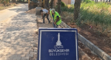 Menemen’de üst kaplama çalışmaları devam ediyor