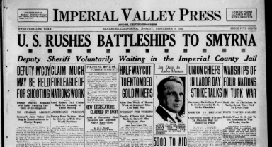 100 yıl önce Amerikan Basınında 9 Eylül 