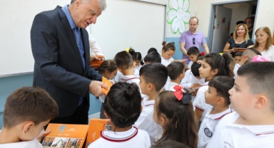 Başkan Engin, Miniklerin okul heyecanına ortak oldu!
