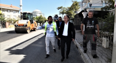 Bornova’ya 21 bin 500 ton asfalt