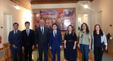 Çin Büyükelçisi'nden Büyükşehir Belediyesine ziyaret!