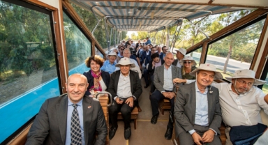 Flamingo Yolu gezisi başladı... Başkan Soyer tüm İzmirlileri davet etti