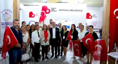 Fuar’da Bayraklı rüzgarı