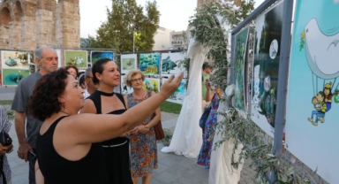 Selçuk'ta kardeşlik sergisi: Rus ve Ukraynalı sanatçılar yan yana