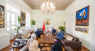 Başkan Soyer Baltık ülkelerinin büyükelçilerini konuk etti