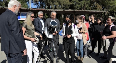  Büyükpark’ta güneş tutulması heyecanı