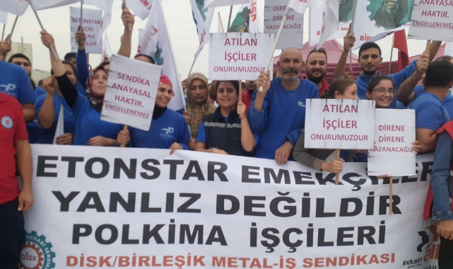 Disk’ten işçilere destek...