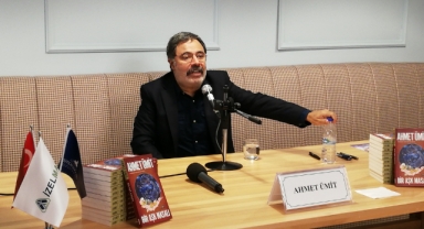 İzmir’de Ahmet Ümit’ten iktidara salvo: Apaydınlık Türkiye kuracağız! 