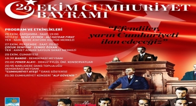 Narlıdere Belediyesi'nin Cumhuriyet Bayramı Programı