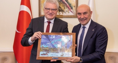 Başkan Soyer Linz Belediye Başkanı Luger’i ağırladı