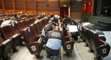 Konak Zabıta personeli, depreme hazır