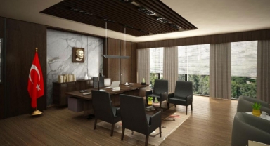 AKP'li başkanının kral dairesi odası