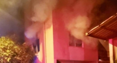 Alsancak'ta yangın paniği